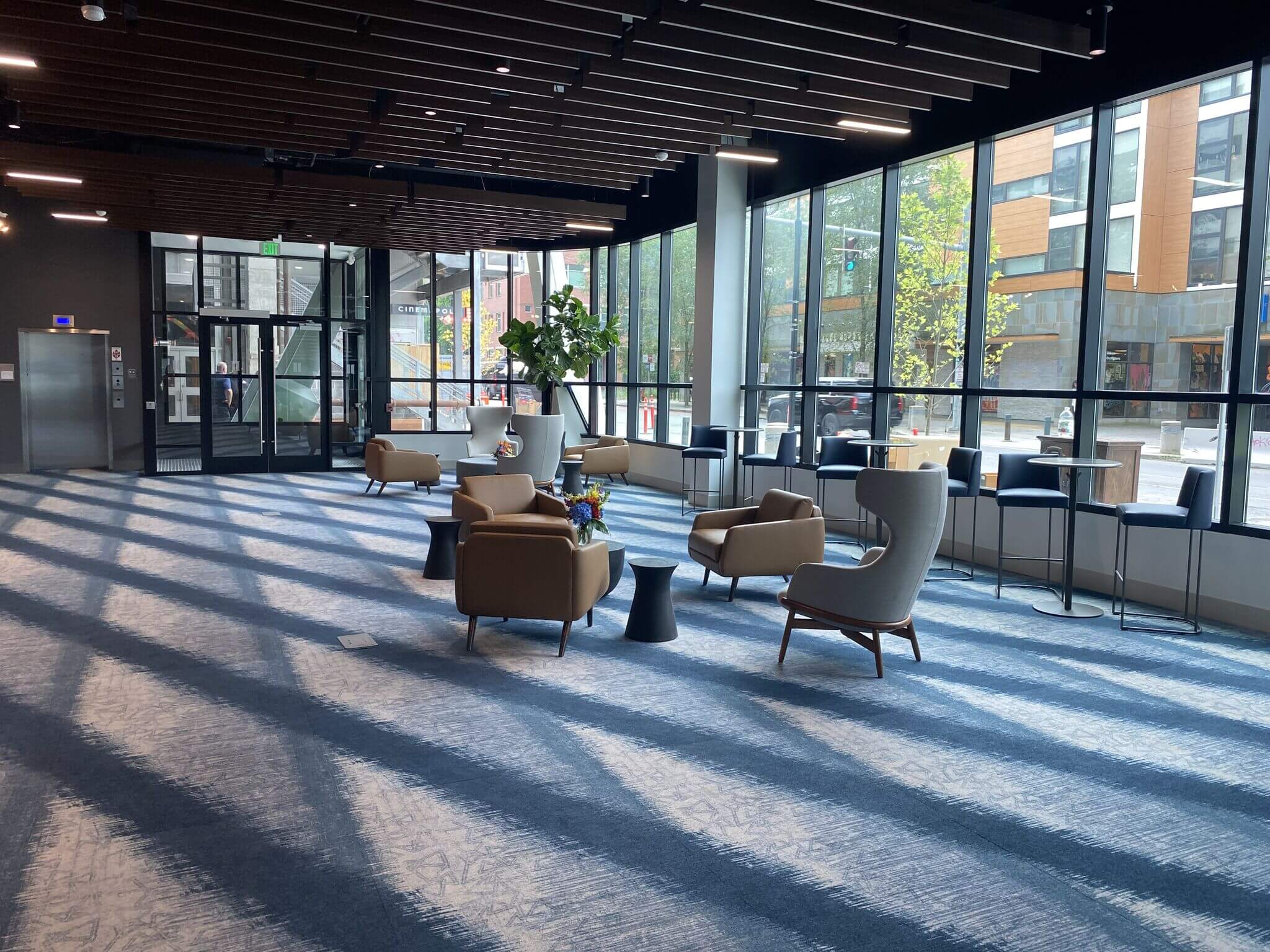 Conference center space ready for events