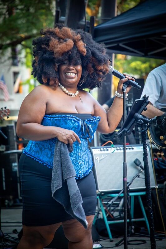 Summer Concert Series portrait moment