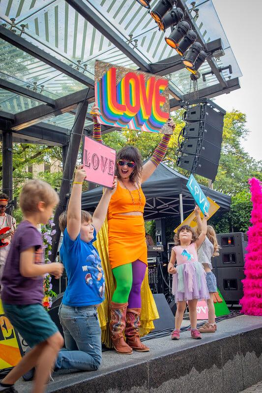 Portrait crowd photo at the Summer Concert Series