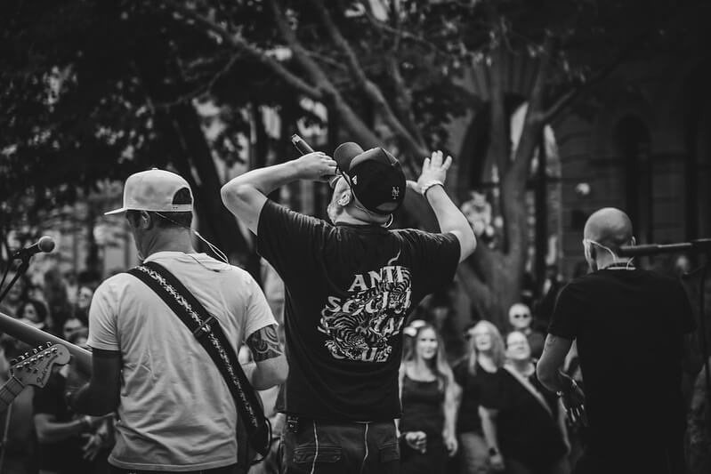 Summer Concert Series stage performance