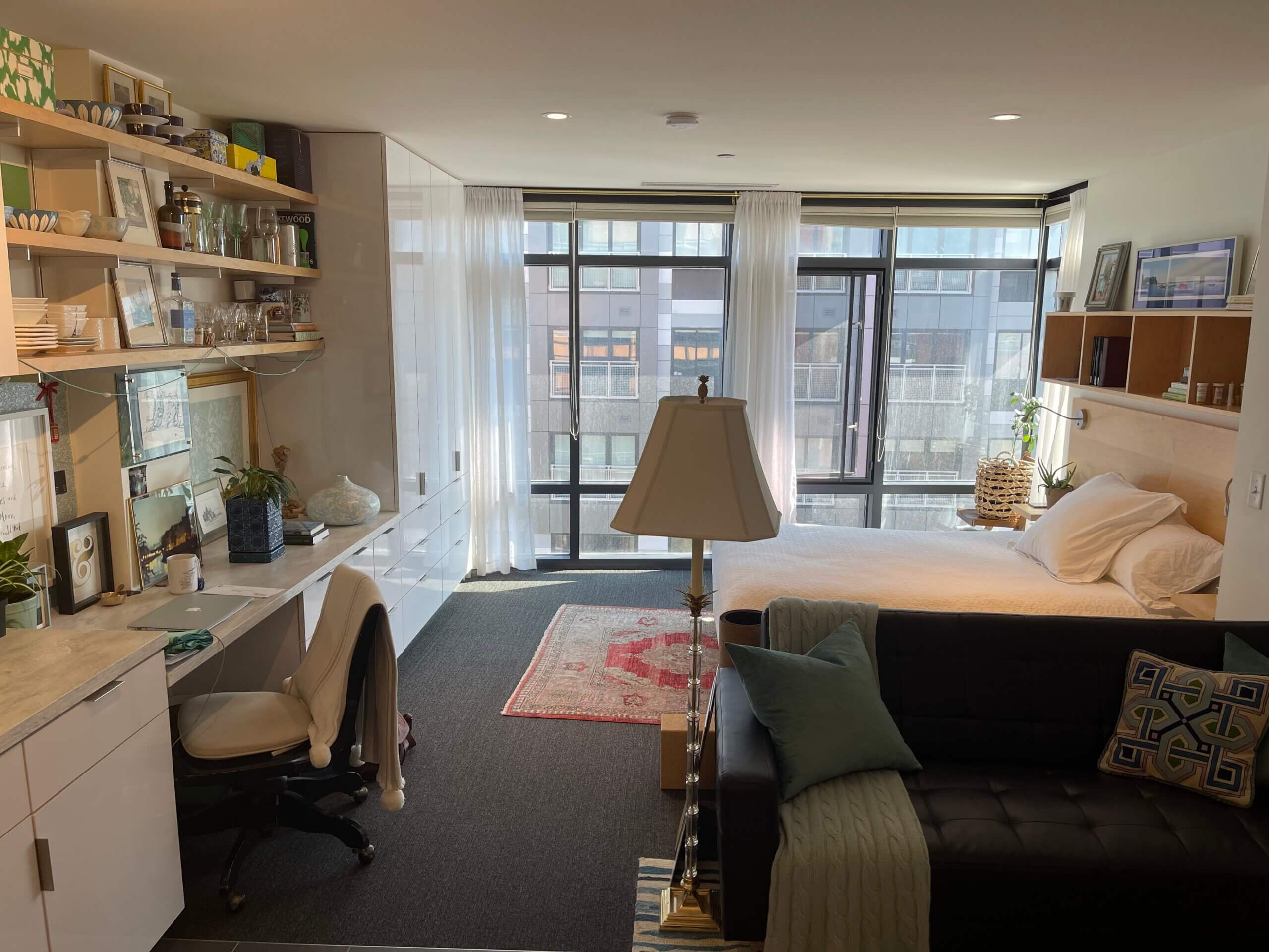 Carey Building Studio interior with furnishings