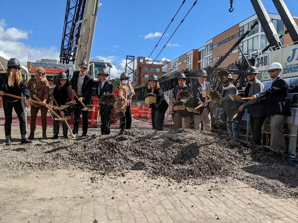 Groundbreaking for Asteri development which includes the Ithaca Conference Center