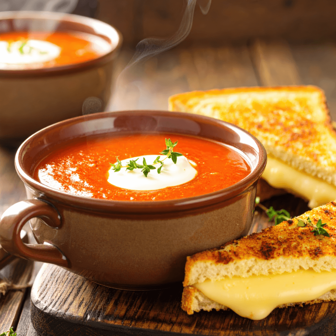 Featured Comfort Food Trail dish being served