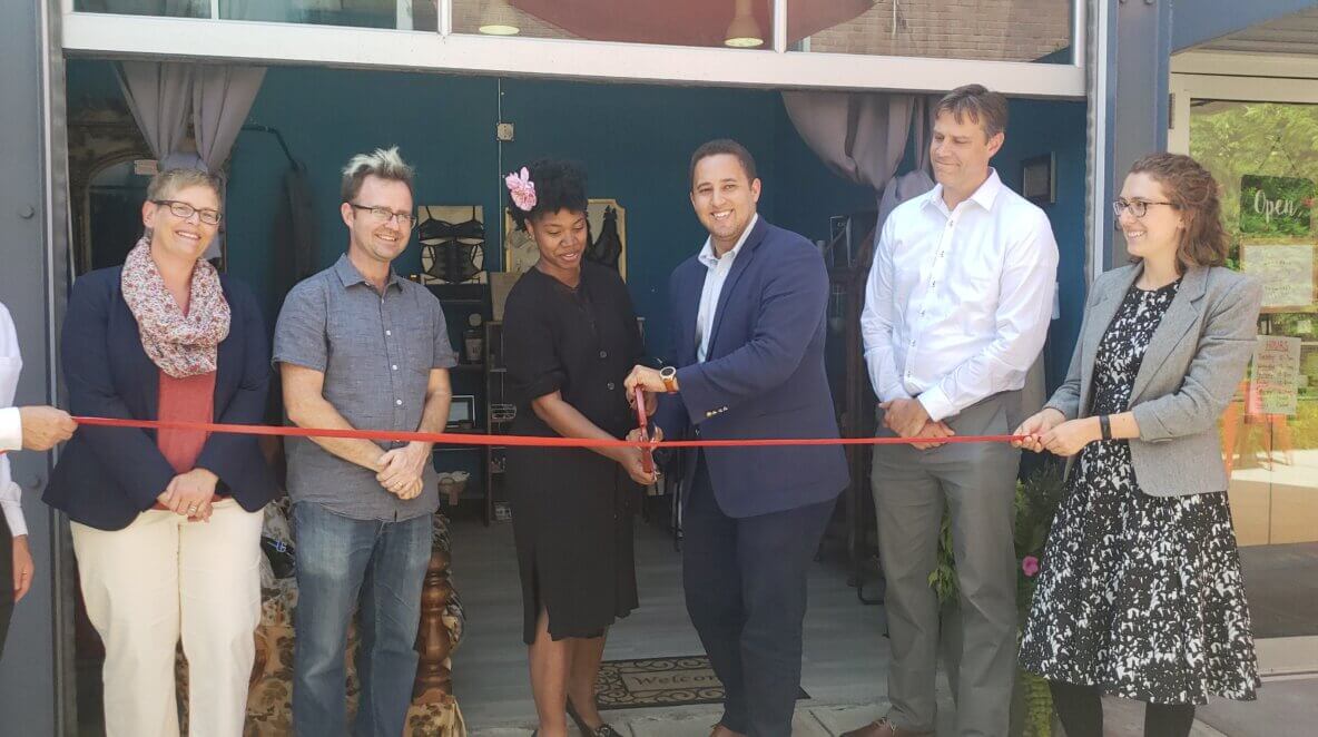 Copy of Adrina Dietra Ribbon Cutting