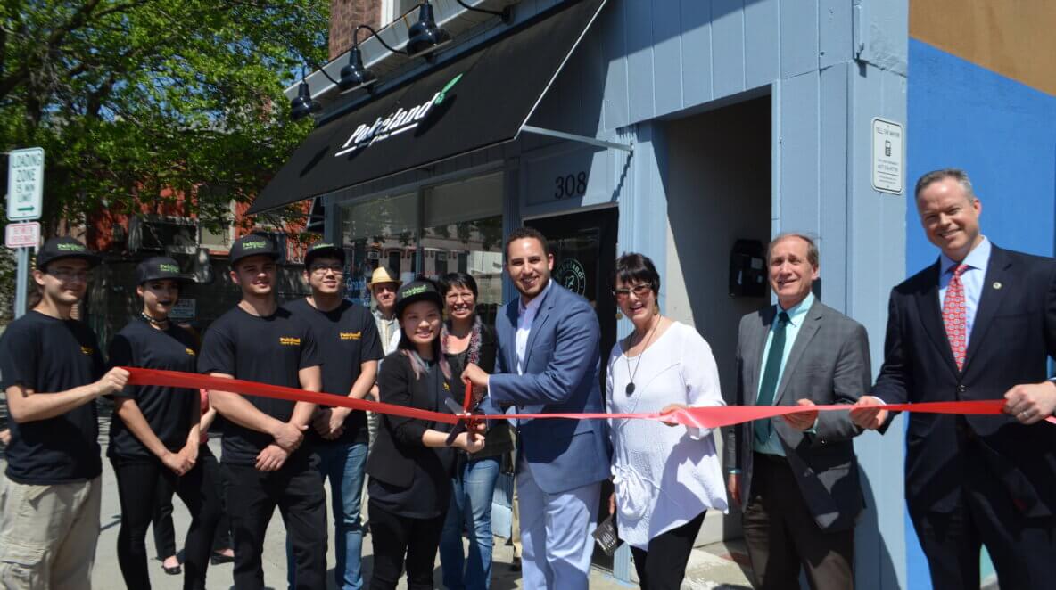 Copy of Pokeland ribbon cutting