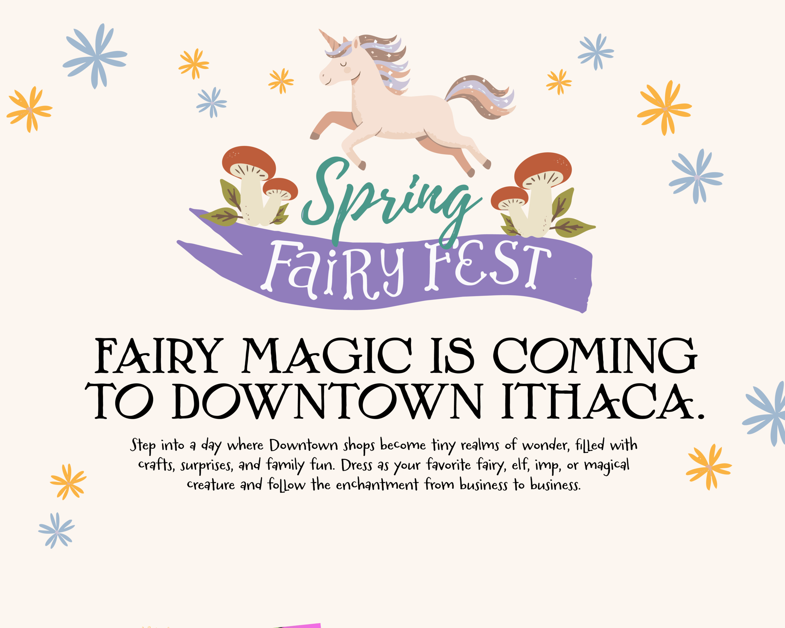 Spring FairyFest hero section