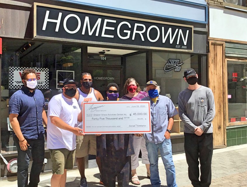 Check presentation at Homegrown Skateshop on the Ithaca Commons