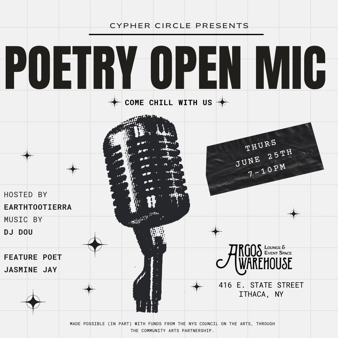 Open Mic Poetry Night with Cypher Circle at Argos Warehouse