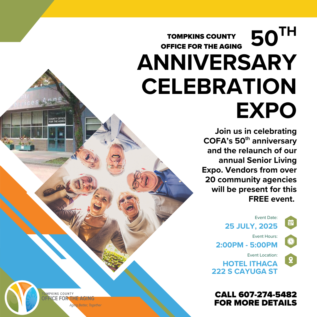 Tompkins County Office for the Aging 50th Anniversary and Senior Living Expo