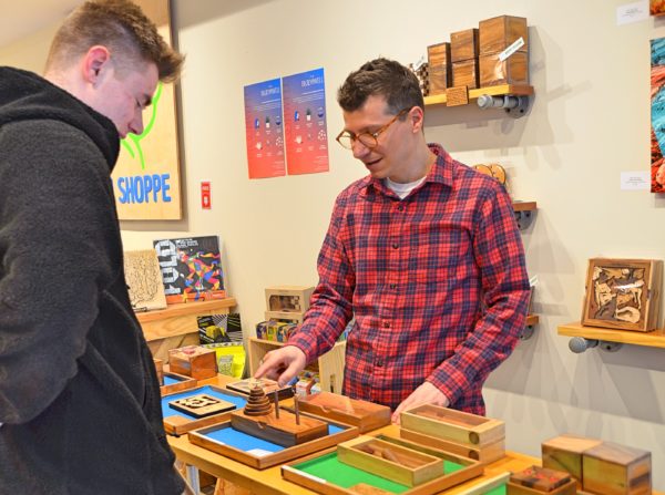 Game demonstration at The Brain Shoppe