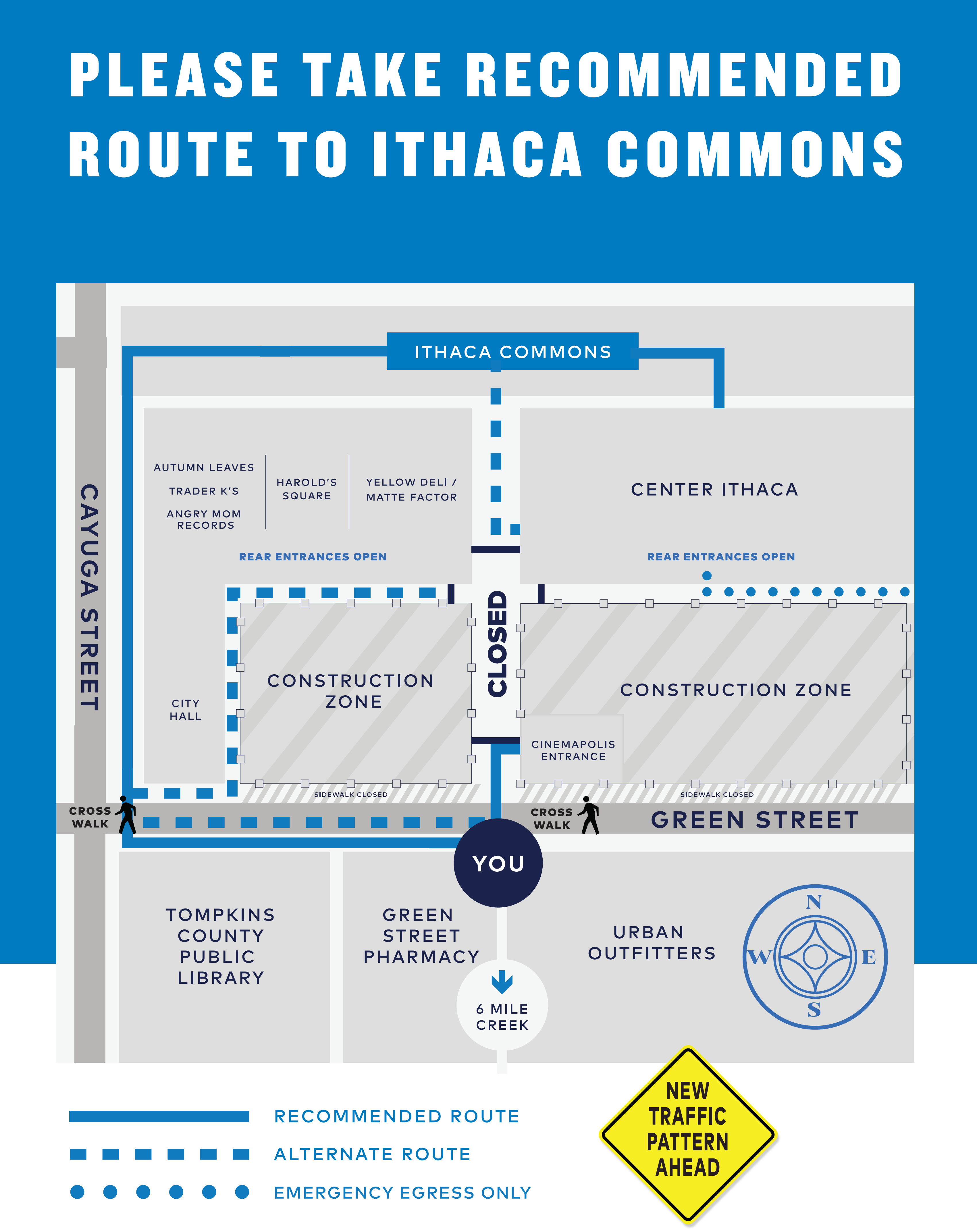 Detour January 2022 map