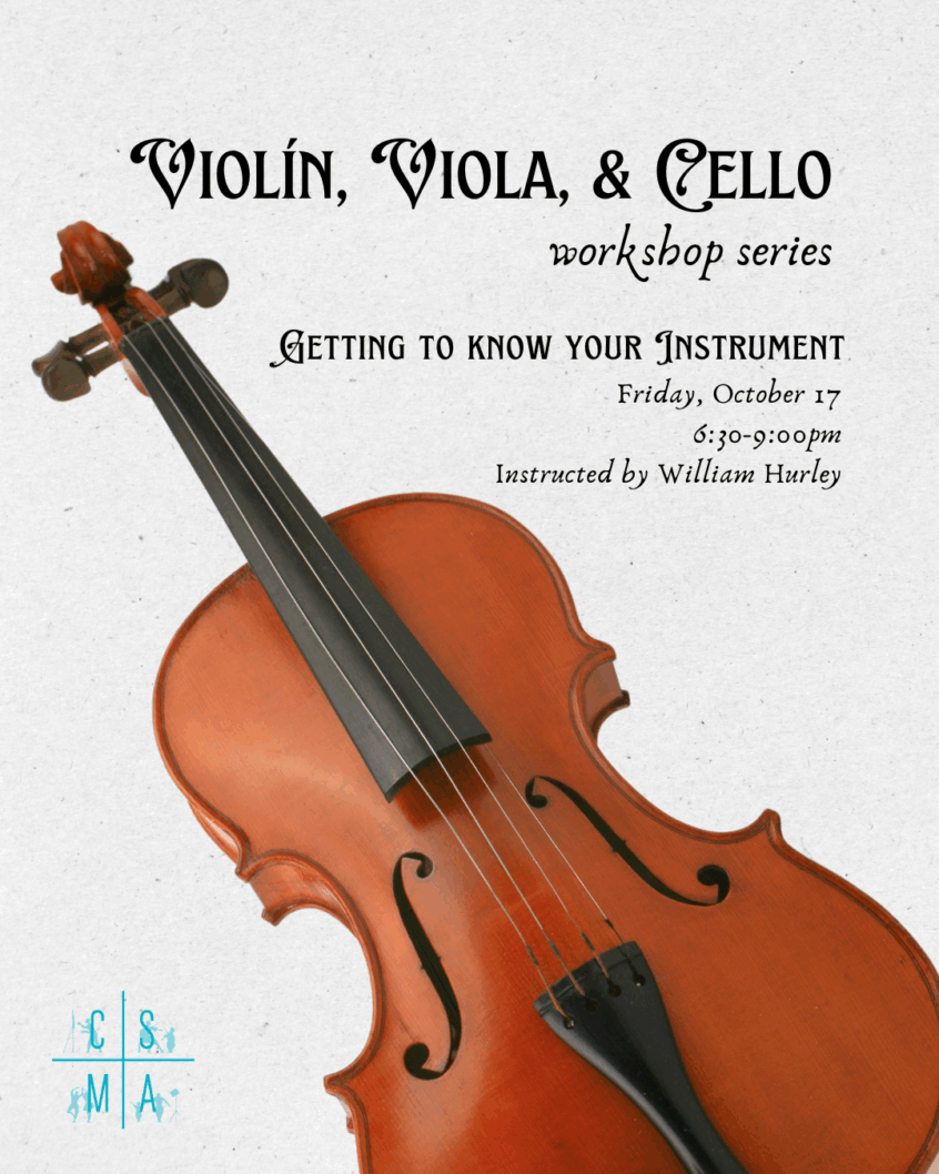 Violin, Viola, and Cello Workshop: Getting to Know Your Instrument ...